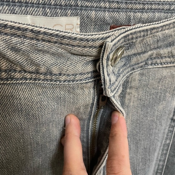 ❤️Anthropologie Pilco And The Letterpress Topstiched Super High Rise Straight Je - Picture 7 of 13